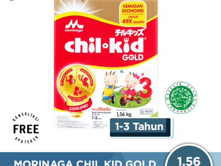 Morinaga Chil Kid Gold Madu 1,56 Kg - Susu Pertumbuhan Anak 1-3 Tahun Fashion