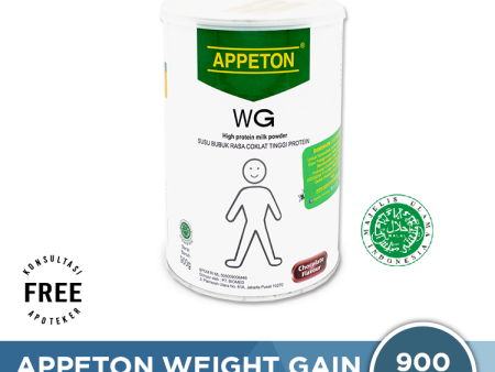 Appeton Weight Gain Adult Coklat 900 gr - Susu Tinggi Protein Penambah Berat Badan Sale