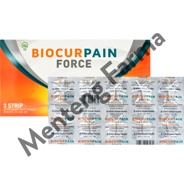 Biocurpain Force 10 Kaplet - Pereda Nyeri Persendian Discount