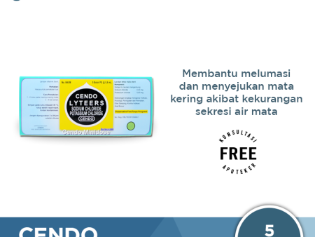 Cendo Lyteers Minidose 0.6 mL - Obat Tetes Mata Kering Online