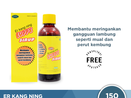 Er Kang Ning Luppy Sirup - Penambah Nafsu Makan dan Pertumbuhan Anak Cheap