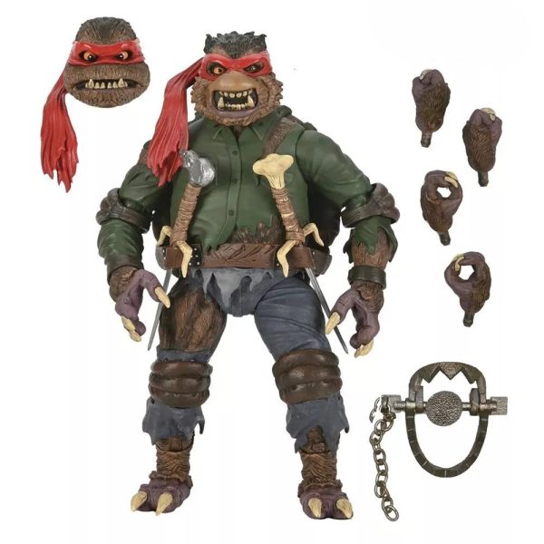 Raphael as Wolfman Neca Teenage Mutant Ninja Turtles X Universal Monsters NIB Sale