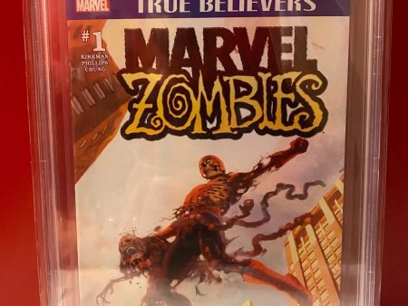 True Believers: Marvel Zombies #1 Comic Book Graded 9.8 Spiderman Cover Online Sale