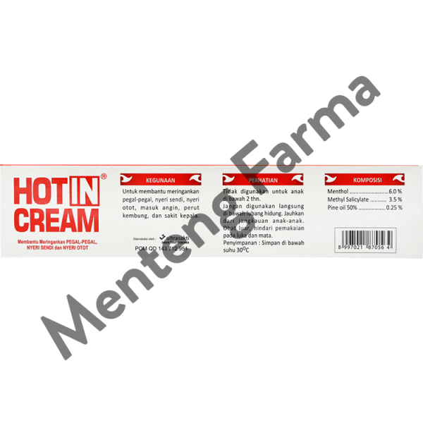 Hot In Cream 120 Gr - Pereda Nyeri Otot dan Sendi Fashion