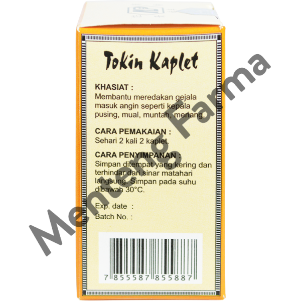 Tokin Kaplet - Obat Sakit Kepala, Migrain, Pusing dan Nyeri Saraf Online now