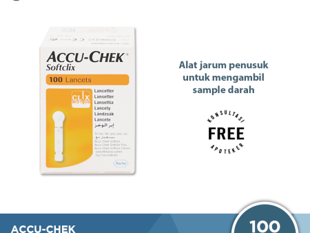 Accu-Chek Softclix 100 Lancets - Jarum Lancet Sekali Pakai Online