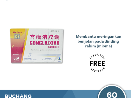 Buchang Gongliuxiao Capsules - Obat Herbal Mioma   Benjolan Otot Rahim Sale