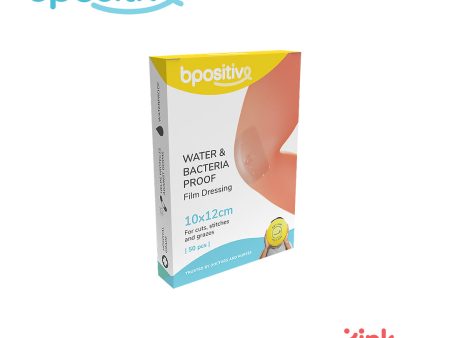 BPositive Water & Bacteria-Proof Film Dressing (10 x 12cm) Sale