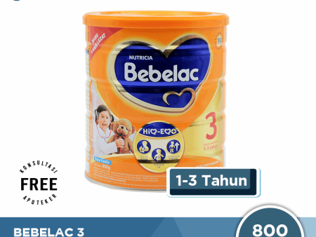 Bebelac 3 Vanila Susu Pertumbuhan Bubuk 800 Gr Sale