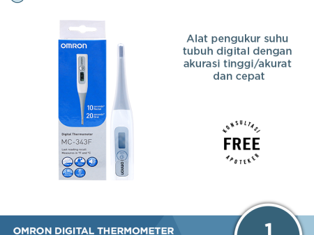 Thermometer Digital Omron MC-343F - Alat Pengukur Suhu Tubuh Cheap