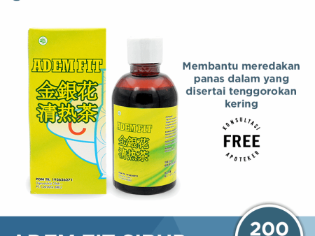 Adem Fit Sirup 200 mL on Sale