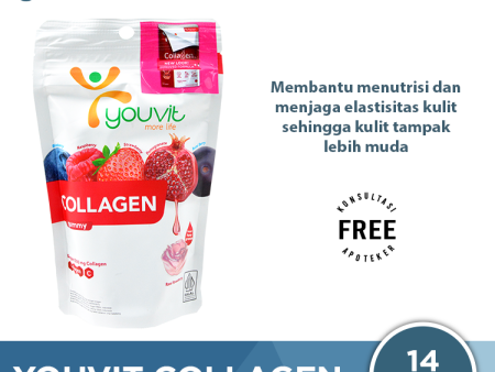 Youvit Collagen 14 Gummies - Gummy Kolagen Anti Aging Discount