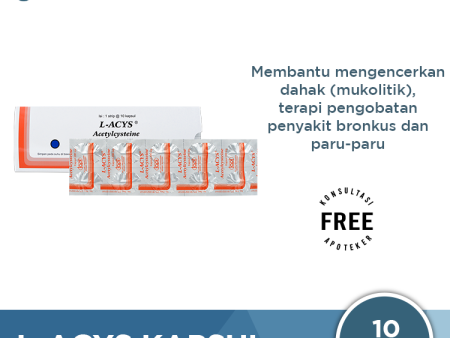 L-Acys 200 mg 10 Kapsul - Obat Batuk Berdahak Online Sale