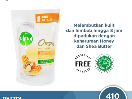 Sabun Mandi Cair Dettol Onzen Honey 410 Gram Online Hot Sale