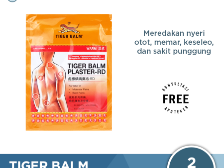 Tiger Balm Plaster (Warm) - Koyo Pereda Nyeri Otot   Punggung   Encok Online now