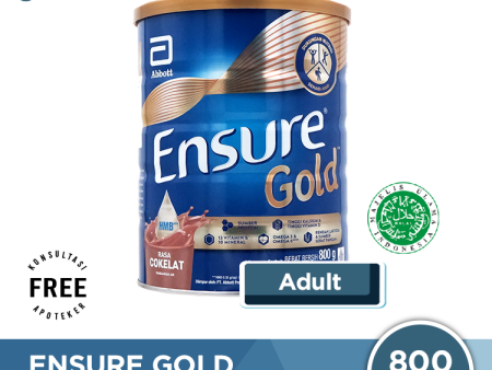 Ensure Gold Cokelat 800 Gram - Susu Penambah Nutrisi Dewasa Rendah Laktosa For Discount