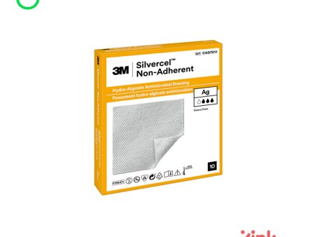 3M SILVERCEL Non-Adherent HYDRO-ALGINATE Dressing 11 x 11cm Cheap