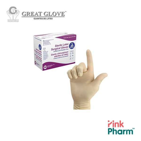 Great Glove Sterile Latex Surgical Non-Powdered Gloves For Discount