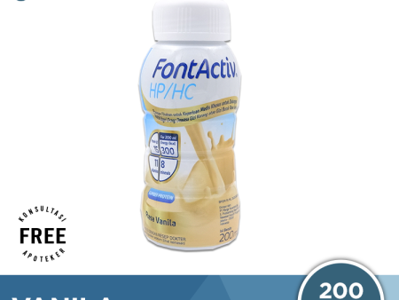 FontActiv Hp Hc Rasa Vanila 200 mL - Susu Tinggi Protein Khusus Malnutrisi   Kekurangan Gizi on Sale