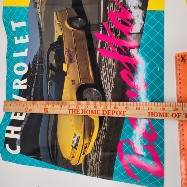 Chevrolet Beretta 1990 Pace Car POSTER! For Sale