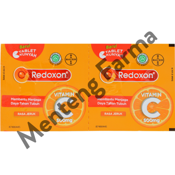 Redoxon Vitamin C 500 Mg 2 Tablet - Vitamin C Tablet Kunyah Sale