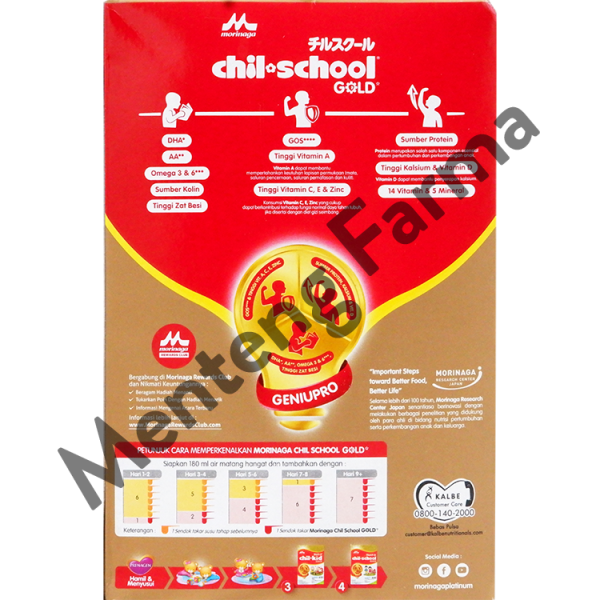 Morinaga Chil School Gold Vanila 780 Gr - Susu Pertumbuhan Anak 3-12 Tahun For Cheap