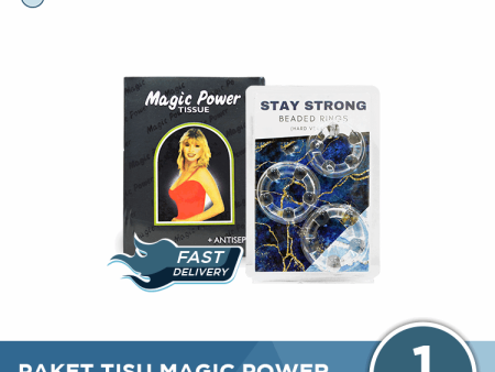 Paket Tissue Magic Power + Beaded Stamina Ring Online now