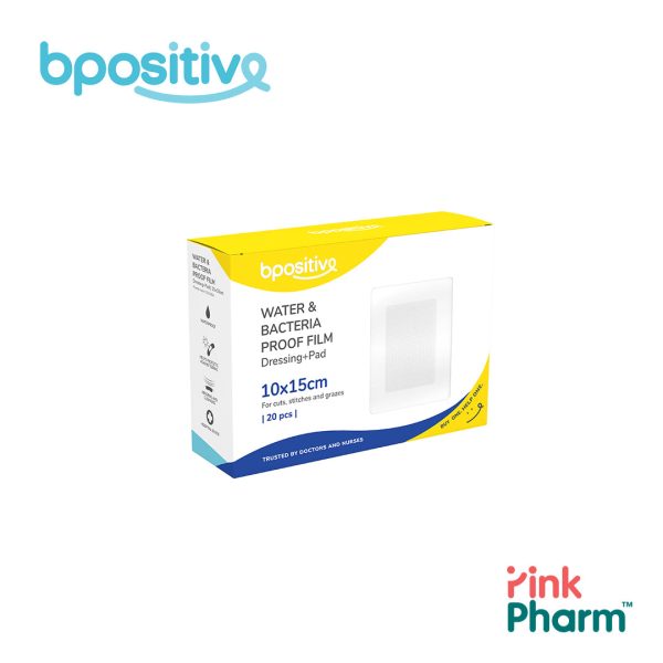 Bpositive Water & Bacteria-Proof Film Dressing + Pad (10 x 15 cm) For Cheap