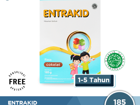 Entrakid Chocolate 185 Gram - Susu Penambah Nafsu Makan Anak Fashion