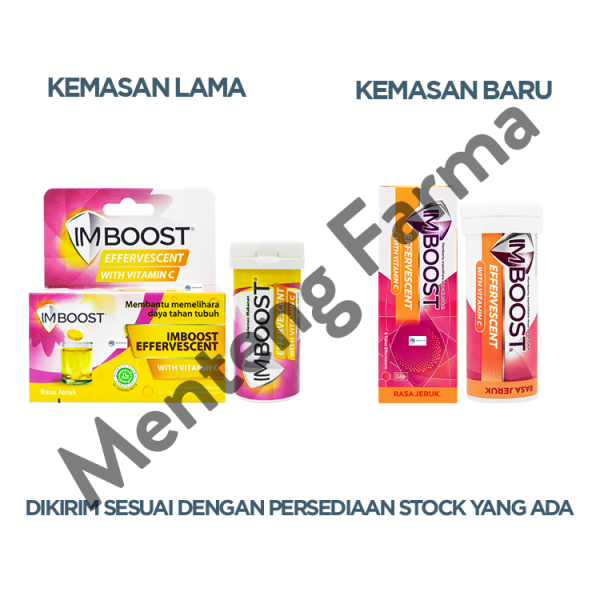 Imboost Effervescent with Vitamin C Rasa Jeruk 8 Tablet For Cheap