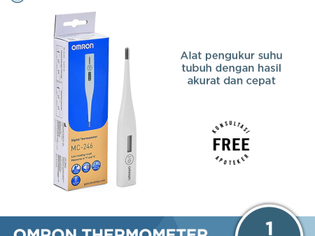 Thermometer Digital Omron MC-246 - Alat Pengukur Suhu Tubuh Online