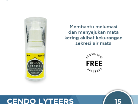 Cendo Lyteers Eye Drops 15 mL - Obat Tetes Pelembab Mata Kering Cheap