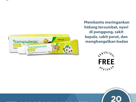 Transpulmin Baby Balsam 20 G - Pereda Hidung Tersumbat dan Menghangatkan Badan Online Hot Sale