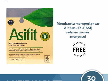 Asifit 30 Kaplet - Melancarkan Produksi ASI Online Sale