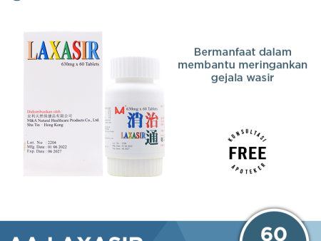 AA Laxasir 60 Tablet - Meringankan Gejala Wasir Online now