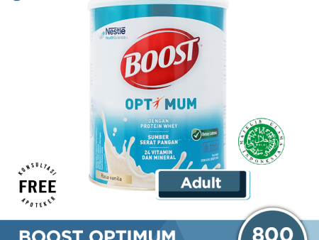 Boost Optimum 800 Gram - Susu Khusus Penambah Nutrisi Harian Lansia Hot on Sale