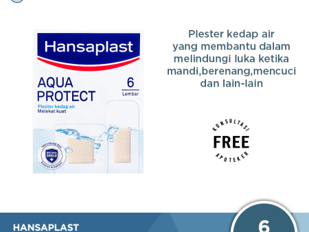 Hansaplast Aqua Protect 6 Lembar - Plester Kedap Air Sale