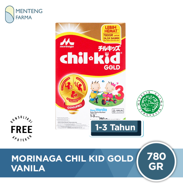 Morinaga Chil Kid Gold Vanila 780 Gr - Susu Pertumbuhan Anak 1-3 Tahun Online Sale