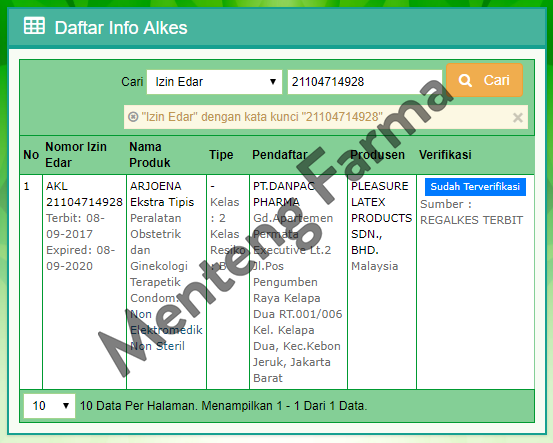 Kondom Arjoena Ekstra Tipis - Isi 3 Sale