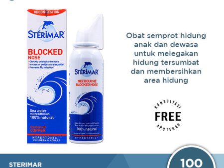 Sterimar Blocked Nose 100 mL - Semprotan Hidung Tersumbat For Sale