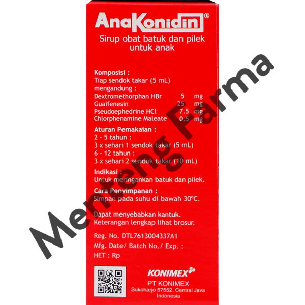 Anakonidin Sirup 30 mL - Obat Batuk dan Pilek Anak For Cheap