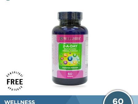 Wellness 2 A Day Multivitamin Dan Mineral Formula 60 Tablet For Discount