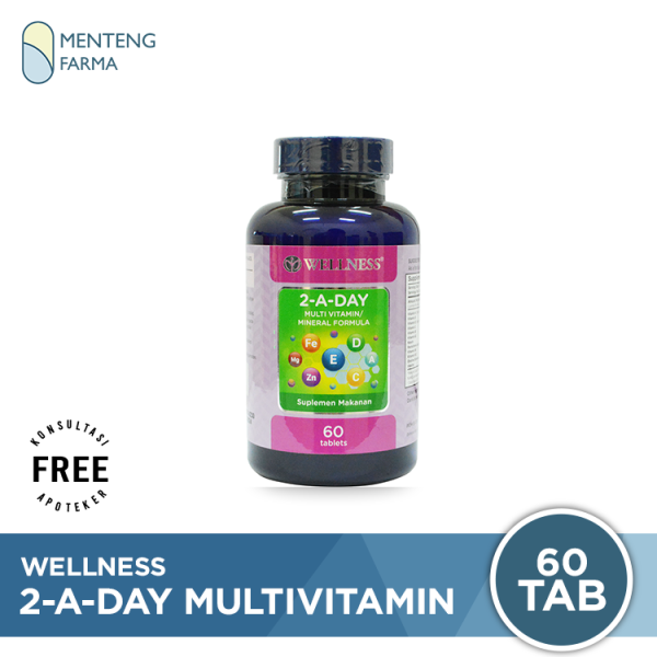 Wellness 2 A Day Multivitamin Dan Mineral Formula 60 Tablet For Discount