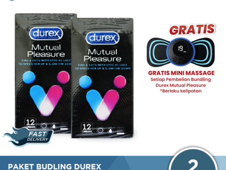 Paket Bundling Durex Mutual Pleasure Isi 12 Hot on Sale