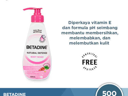 Betadine Natural Defense Body Wash 500 mL For Cheap