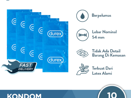 Kondom Durex Together (Isi 10 Pcs) Tanpa Dus Kemasan Cheap