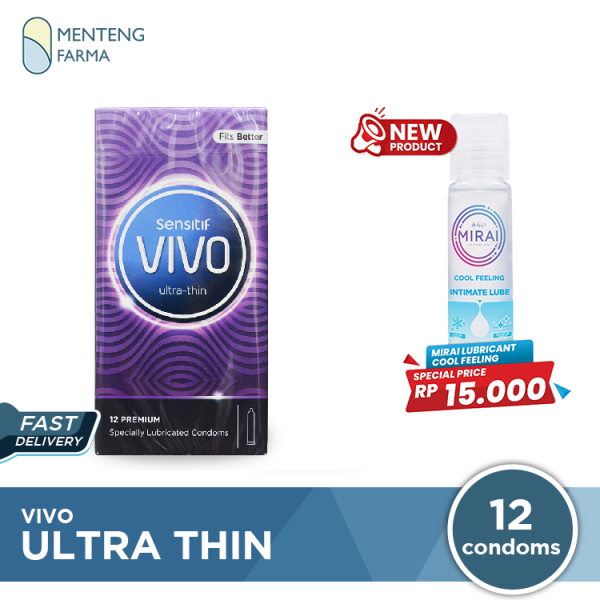 Kondom Vivo Ultra Thin Isi 12 Online now