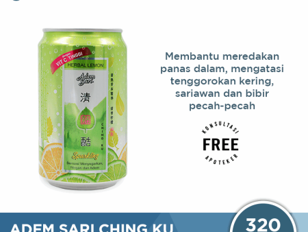 Adem Sari Ching Ku Sparkling Herbal Lemon 320 mL Sale