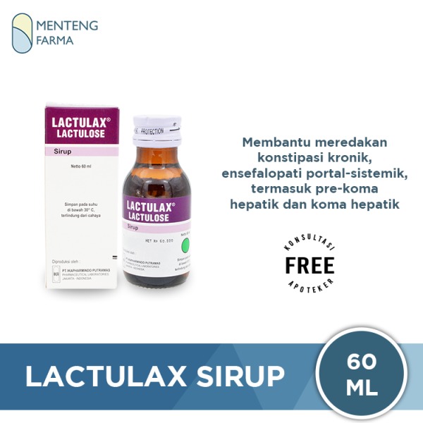 Lactulax Sirup 120 mL - Obat Pencahar Konstipasi Kronik Sembelit Online now