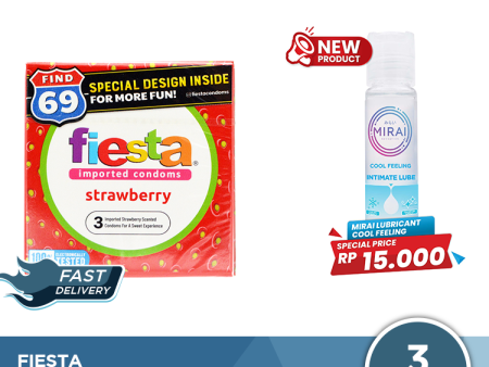 Kondom Fiesta Strawberry For Cheap